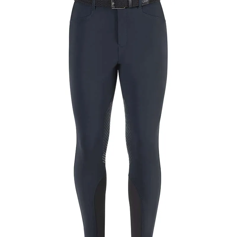 Equiline Albertk Mens Knee Grip Breech Navy